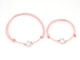 Bracelets Duo Maman et Fille en argent sur cordon